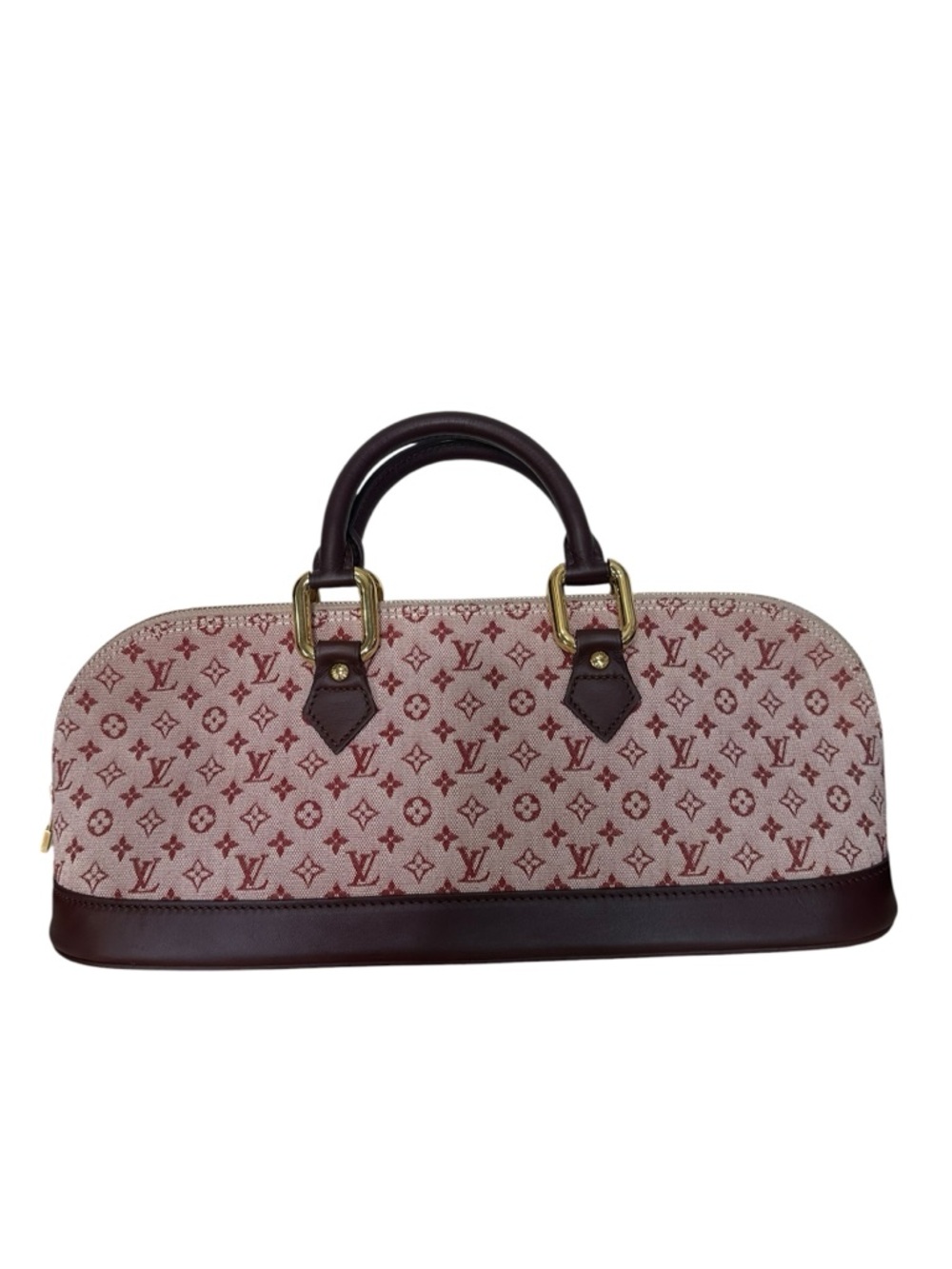 Louis Vuitton Pink and Burgundy Monogram Top-Handle Satchel - Picture 2 of 11